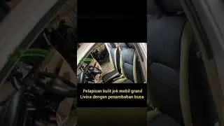 pasang cover jok paten grand Livina di bengkel jok mobil Tegal