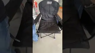 Coleman Portable Camping Chair with 4-Can Cooler Review