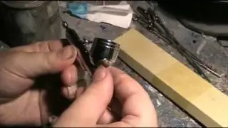 How to remove broken nozzle threads from an airbrush