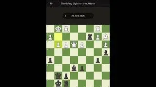 24 June 2025 Daily Chess Puzzle #boardgames #chess #games #puzzlegame #subscribe #chesscom