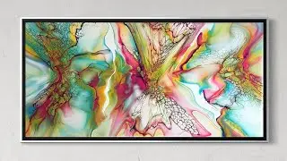 Серия Triple Bloom в ярких цветах: жидкая акриловая заливка