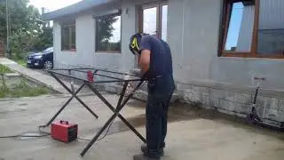 Masă metalică pentru exterior