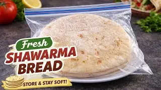 Soft & Fluffy Shawarma Bread ❤ | No Oven | Perfect for Wraps | Ramadan Special Recipe