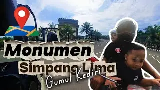 Jalan - Jalan Sama Ayah dan Ibu ke Monumen Simpang Lima Gumul KEDIRI (Naik Truk) 