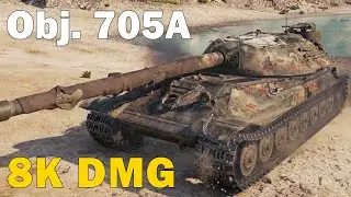 Object 705A - FASTEST 8K DAMAGE - World Of Tanks