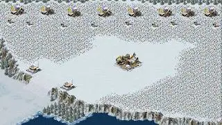Red Alert 2 | Yuri's Revenge | 7 vs 1 | Alone Snow Map Challenge To Win Super Extra Hard AI