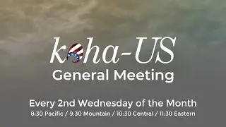 koha-US November 2022 General Meeting