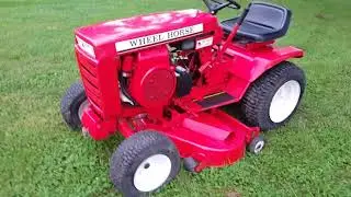 1974 Wheel Horse B-100 after a quick detail