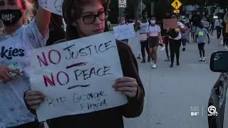 Photographer  captures moments during protests in Palm Beach County