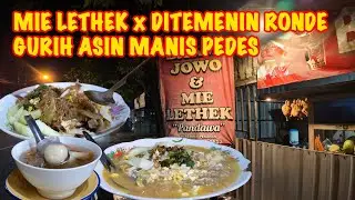 BIASANYA DENGAN TEH NASGITEL EH INI BAKMI JAWA PLUS MIE LETHEK TEMEN NYA RONDE