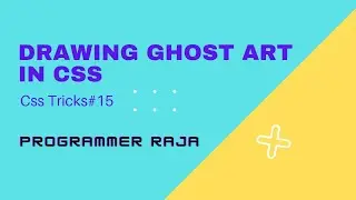 Drawing ghost css art in css|| css tricks#15 || #shorts ||#youtubeshorts