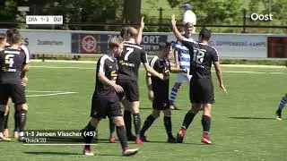Quick'20 op veilige plek in 3e divisie na zege bij concurrent Jong De Graafschap