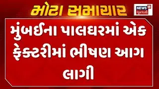 Mumbai Palghar Fire Incident | મુંબઈના પાલઘરમાં એક ફેક્ટરીમાં ભીષણ આગ લાગી | Gujarati Samachar