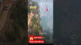wow most dangerous road in Sikkim #sikkim