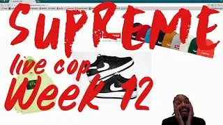 Supreme FW 18 Live Cop Week 12 | CDG part 2!