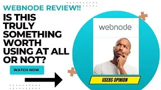 WEBNODE Review-Do You Really Need To Use This At ALL Or NOT??See(WATCH Before use)