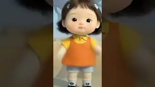 Doll Became Cute Baby Ai Generated Squid Game #squidgame #viral  #viralvideo