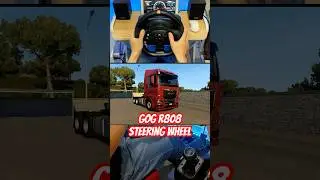 Cheap steering wheel - Gog R808 - ETS2 short #steeringwheel #ets2 #truck #gaming #shorts