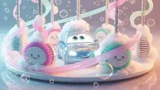 Baby Car Wash Song &mdash; Sparkle, Shine & Sing Along | Fun Kids Rhymes Compilation 🚗✨