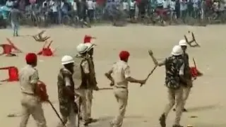 Stone Pelting at Ajay Devgn's rally in Bihar | Bollywood News