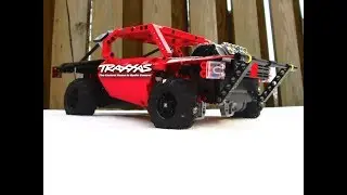 Lego Traxxas Slash Short Course Truck - Technic Pull Back - Snow Episode