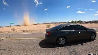Dust Devil gives it a whirl, San Simon, Wahak Hotrontk, Arizona, Tohono O'odham Nation, 7 July 2022