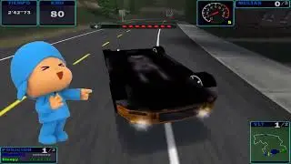 Seat C&oacute;rdoba WRC E3 contra McLaren MP4/14 por Rocky Pass en Need for Speed Road Challenge. Modcars.