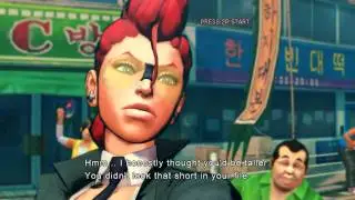 Super Street Fighter IV AE - C.Viper's Alternate Rival Cutscene English Ver. (1080p)