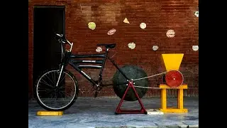 Bicycle Driven Plastic Shredder | Mechanical Engineering Project | Recycling PET Bottles