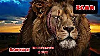 Scarface Lion King. The True Story of a Warrior King 🦁🦁🦁🦁. #shorts #animallife #wildlife #lion 