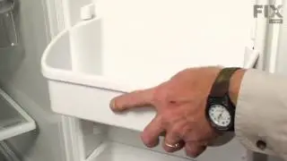 Frigidaire Refrigerator Repair &ndash; How to replace the Lower Crisper Drawer