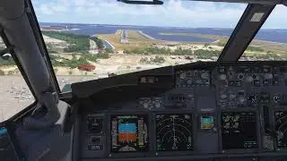 Gusty Tailwind Landing into Sydney with NEW PMDG 737-800