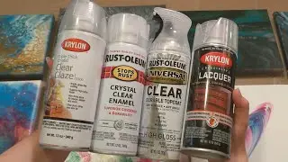 How Did They Compare? 4 Different Sealers for Acrylic Pour Paintings