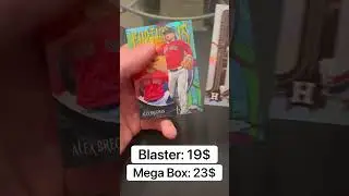 What Is Better? 2 Blaster Boxes or 1 Mega Box of Topps Chrome Update? 🤔