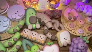 Wax vs Nail Polish Cracking Jellycat-Inspired Clay Plushies | Crunchy ASMR | No talking 4K