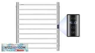 VEVOR 10 Bars Towel Warmer Rack Wall Mounted Heated Towel Rack