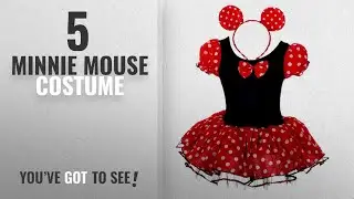 Top 10 Minnie Mouse Costume [2018]: Dressy Daisy Girls' Minnie Mouse Fancy Dresses Dance Costume