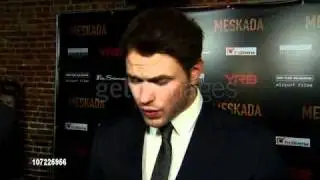interview with Kellan Lutz at the 'Meskada' Premiere