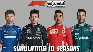 F1 2021 - Simulating 10 Seasons of My Team Career!