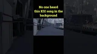 NO ONE HEARD THIS KSI SONG IN THE BACKGROUND #f1sidemen #sidemenreacts #f1shorts