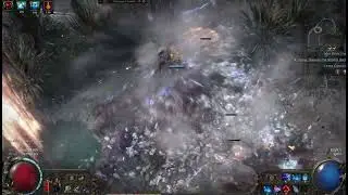 0.3 Poe2 Bloodmage spark cold T16 map full mod and delirium