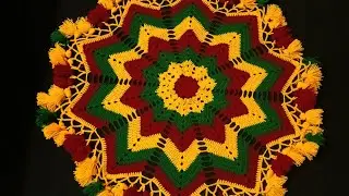 Crochet Big Thalposh for beginners.थालपोस कैसे बनाएं 