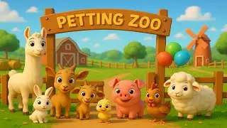 WHO ARE YOU AT THE PETTING ZOO | Toddler Song | Kids Music Video | Melody Town Tunes