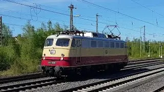 Zugverkehr in Herford u.a. mit DB 103 und TRI 113
