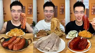 【ASMR】【MUKBANG】東坡肉 BRAISED PORK BELLY | EATING SHOW |CHINESE MUKBANG |食べ |吃播 FANG ASMR #咀嚼音 #155