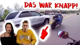 Blackout Reacts to Close Calls on a Motorcycle | With Anica