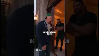 Roman Reigns WONT let John Cena use his bathroom! (WWE AI) #wwe #ai #saturdaynightsmainevent