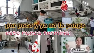 Por poco y ya no pongo nada 😅/ limpiando sala, cocina y patio/ lo último de decoración