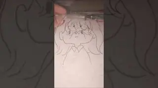 🎀Cute mini anime girl ✨🫶#anime #phonk #art #sketch #new #painting #beautiful #love #artist