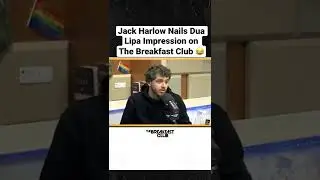 Jack Harlow NAILS Dua Lipa Impression The Breakfast Club #shorts